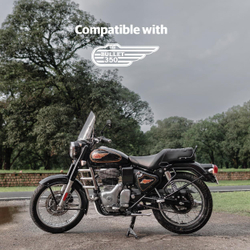 Подушка спинки пассажирского сиденья Royal Enfield, черного цвета, арт. KXA00154
