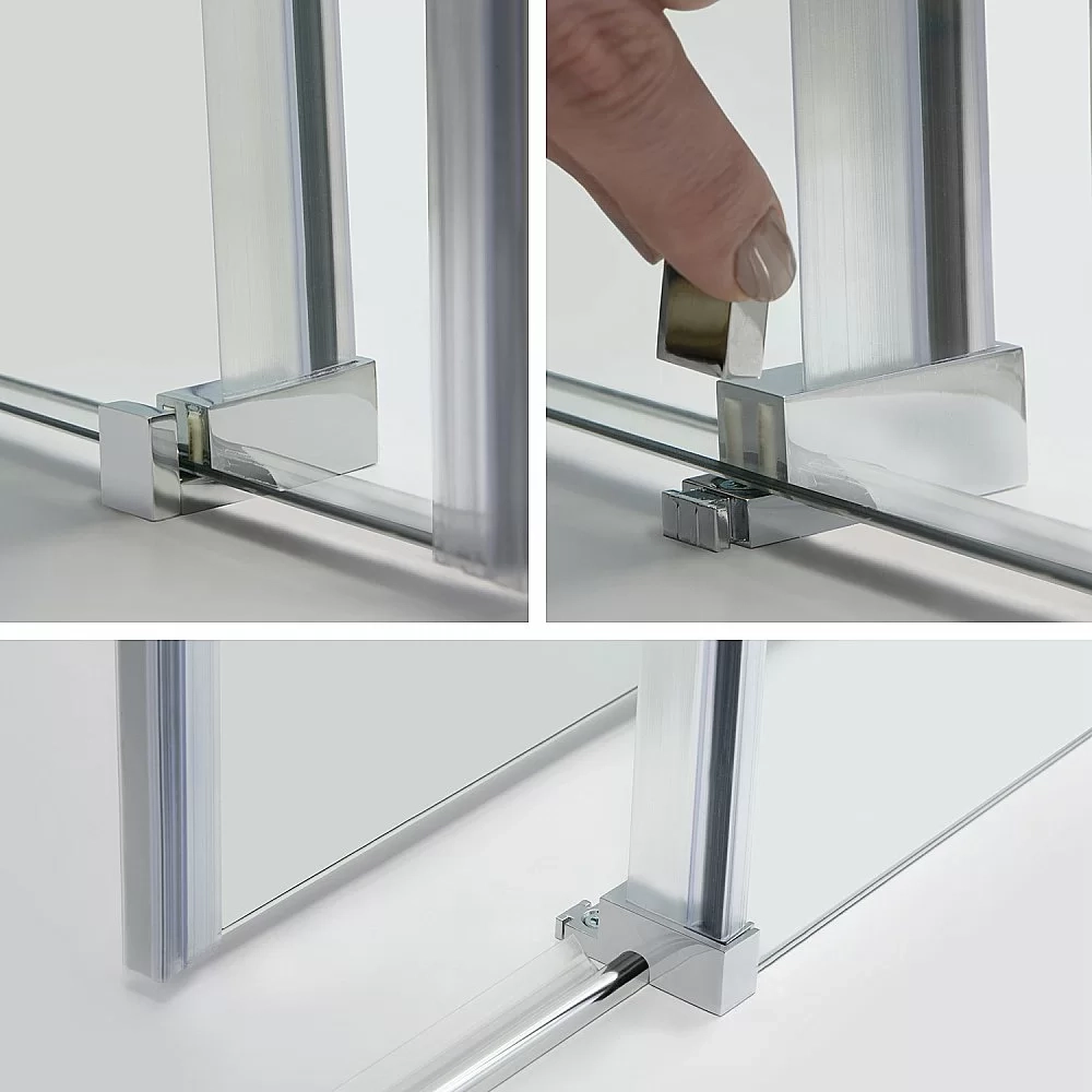 Душевой уголок WasserKRAFT Vils 56R14 110х80 стекло прозрачное/профиль серебро