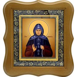 Макария (Феодосия Артемьева) преподобная старица. Икона на холсте.