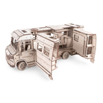 Деревянный конструктор Кукольный дом на колесах - Трейлер-дом "Пикник" (Lemmo)