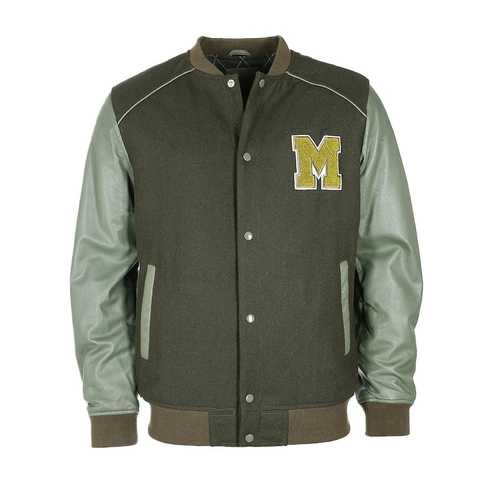 Куртка кожаная мужская MUSTANG men's college blouson