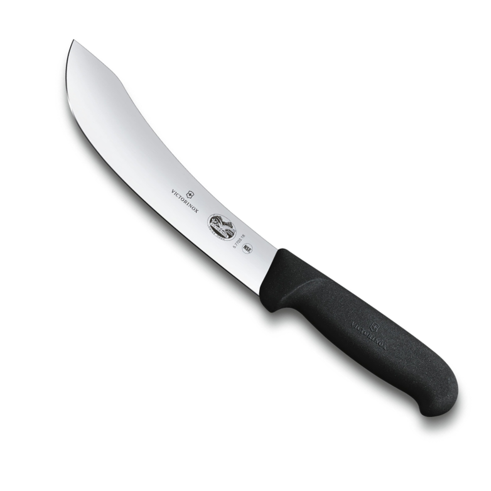 Нож Victorinox разделочный, лезвие 15 см прямое, черный