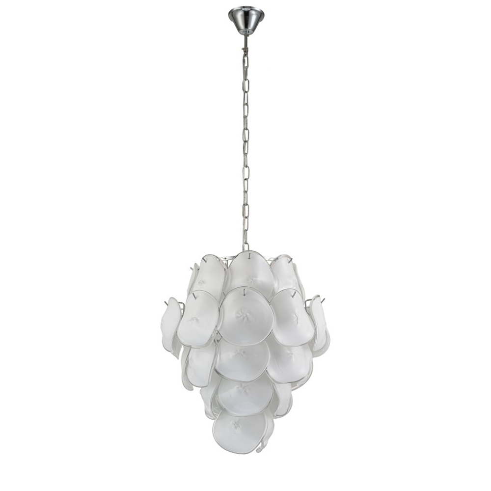 Подвесная люстра Belfast Dublin 6002 / 500 CH WH Хром / Белый