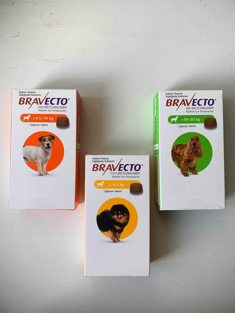 Бравекто - средство обработки питомца от блох, клещей.