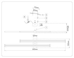 Ambrella Настенный светодиодный светильник LineTech FL6162