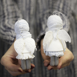 Молд силиконовый для творчества "Крылья. 2 пары" / Форма для полимерной глины, мыла, воска и гипса