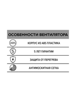 Вентилятор накладной NEO D150 сетка ERA