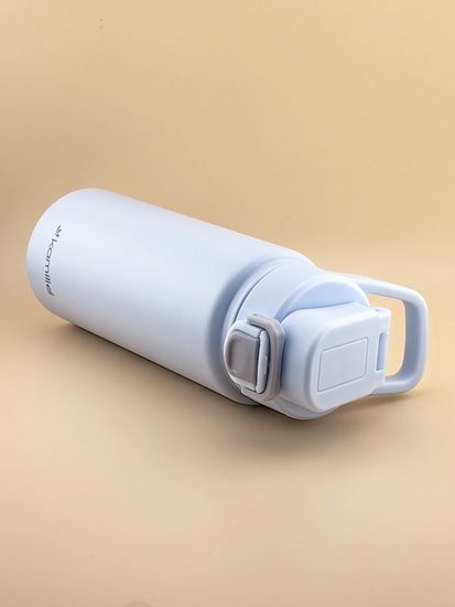 Термос-Бутылка спортивная 600 мл. Kamille KM 2178 из нержавеющей стали с замком и петлёй