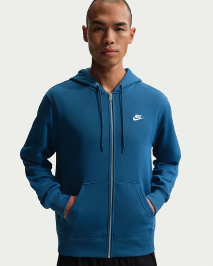 Толстовка мужская NIKE M NK CLUB FT FZ HOODIE