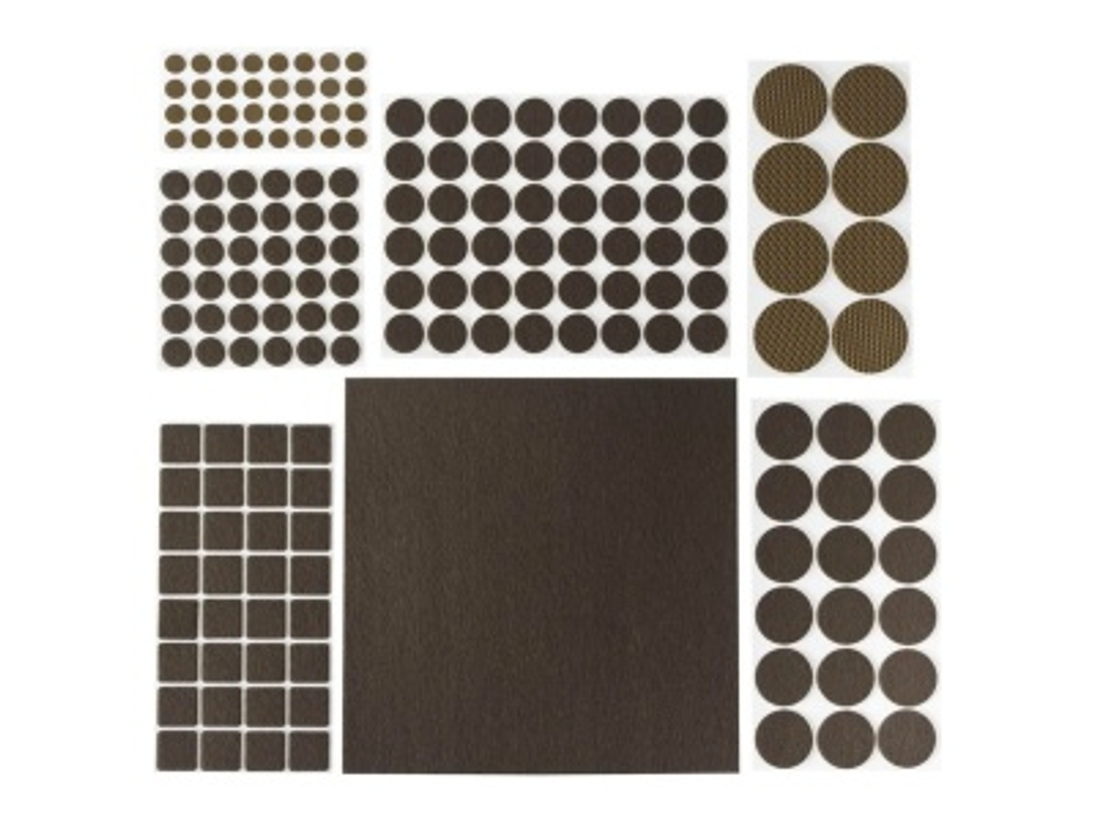 Набор мебельных накладок STAYER Comfort 175шт коричн Х