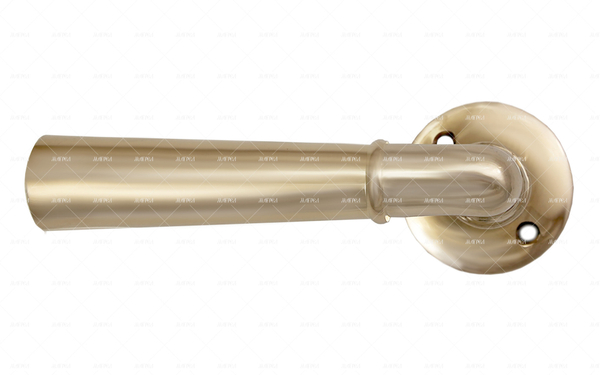 Ручка латунная дверная поворотная Конус