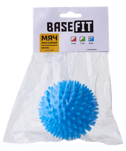 Мяч массажный GB-601 8 см, синий
