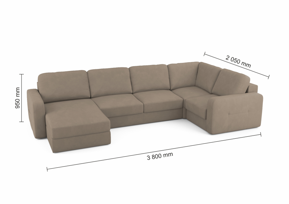 Диван-кровать угловой компл.3 Aurora
