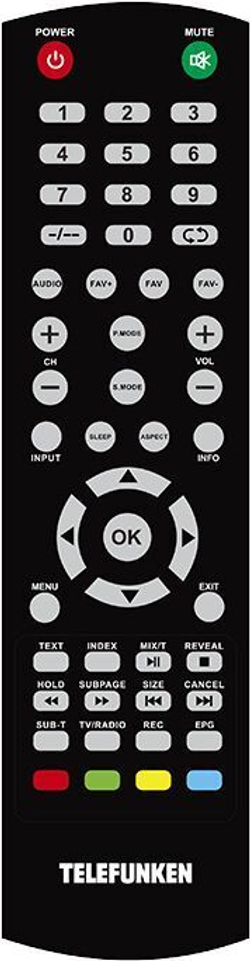 Телевизор Telefunken 31.5"; TF-LED32S71T2 черный (RUS)