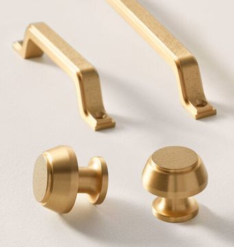 Ручка-кнопка Rejuvenation Jerico Aged Brass