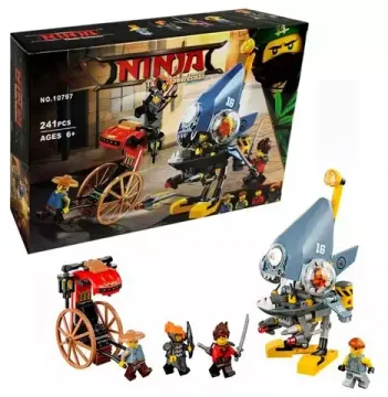 Конструктор  Ninja " Нападение пираньи ", 241 дет.