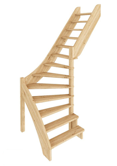 Лестница на второй этаж ЛС-92м/5 Правая