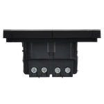 FORTE&PIANO Выключатель 2-клавишный перекрестный 10А FP709M металл никель IEK