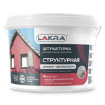 ЛАКРА Декоративная штукатурка структурная с эффектом "Зернистости 1,5мм" 15кг (LAKRA)
