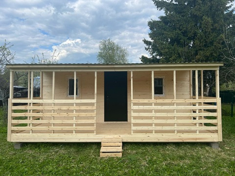 Бытовка с верандой