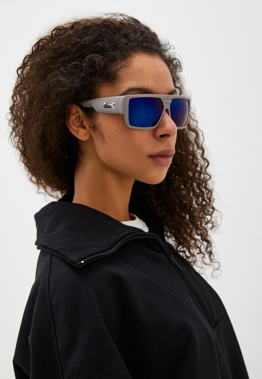 Спортивные очки LiP Rock / Matt Grey / PC Polarized / Blue Mirror Smoke Lens