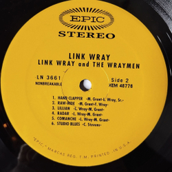 Винтажная виниловая пластинка LP Link Wray And The Wraymen (USA 2006)