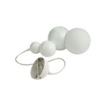 6565/1A MODERNI LN25 118 белый/белый матовый/металл/стекло Подвес E27 1*40W 220V BLASEN