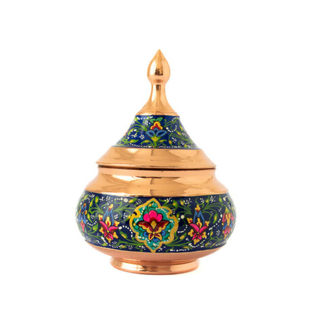 Медная сахарница Aghajani ручной работы F026 278 Иран