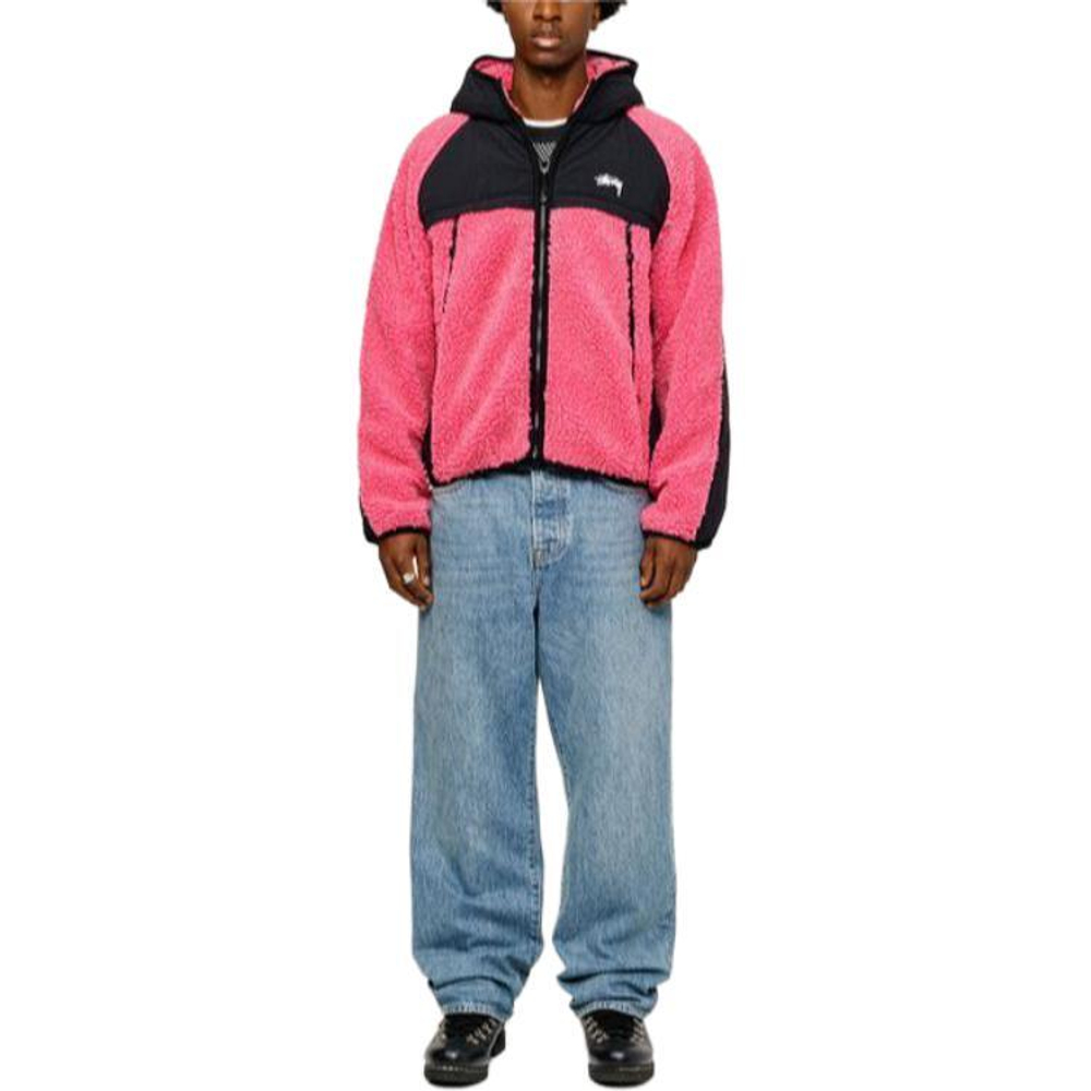 Куртки Stussy FW23 SHERPA PANELED HOODED JACKET, 118530
