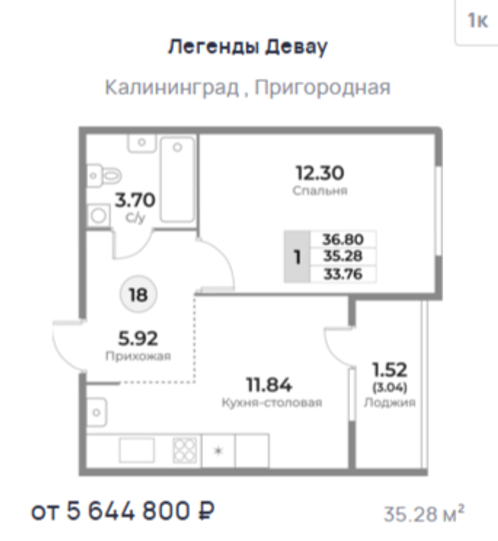 Жилой Комплекс "ЛЕГЕНДЫ ДЕВАУ" Комфорт-класс г. Калининград, ул. Пригородная