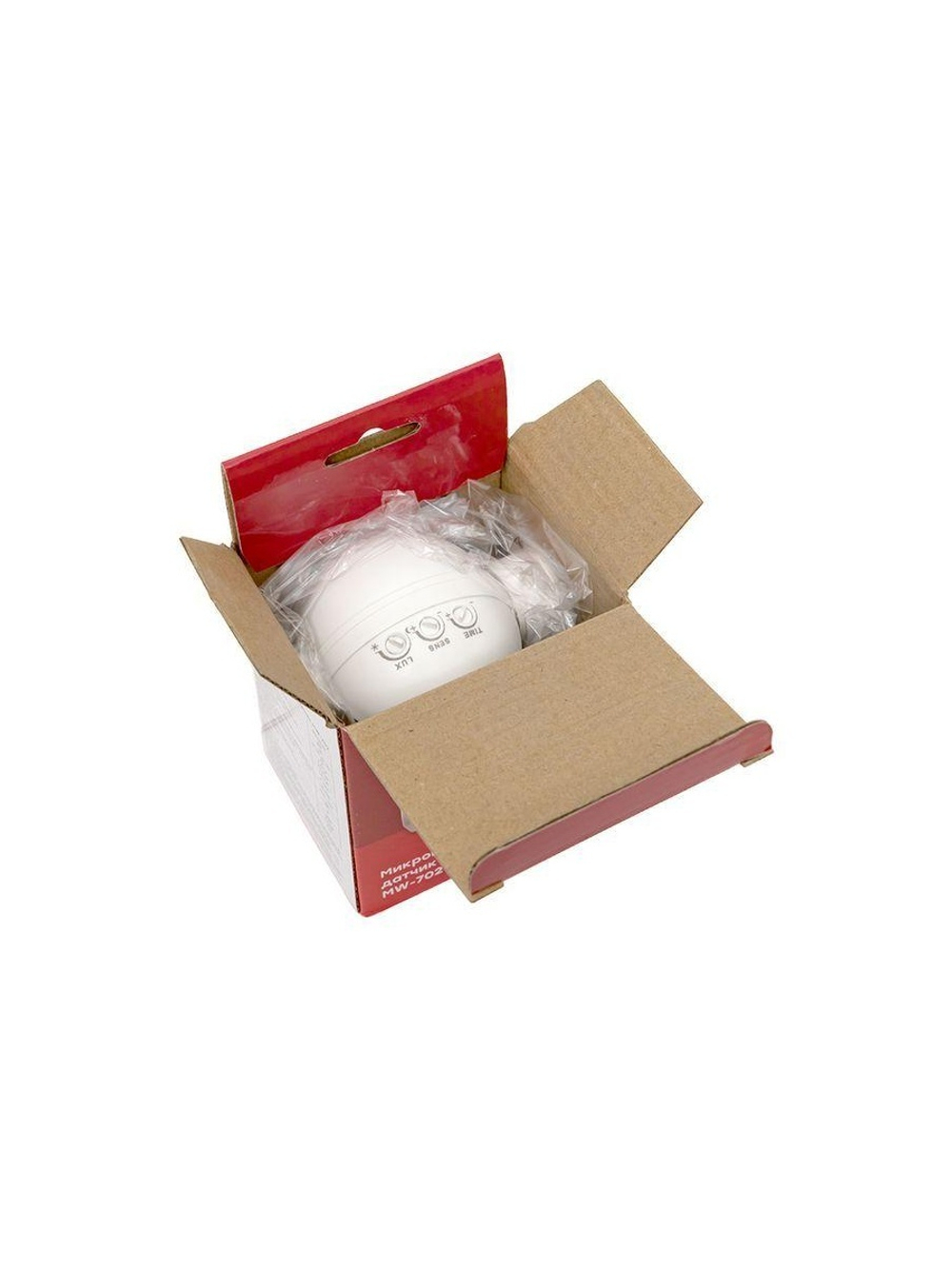Датчик движения микроволновый MW-702 1200Вт 180град. до 15м IP44 бел. PROxima EKF dd-mw-702
