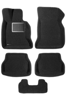 Коврики салона для BMW 5 (E60/E39) (1995-2003-2010) Euromat 3D Lux черные. Арт. EM3D-001204