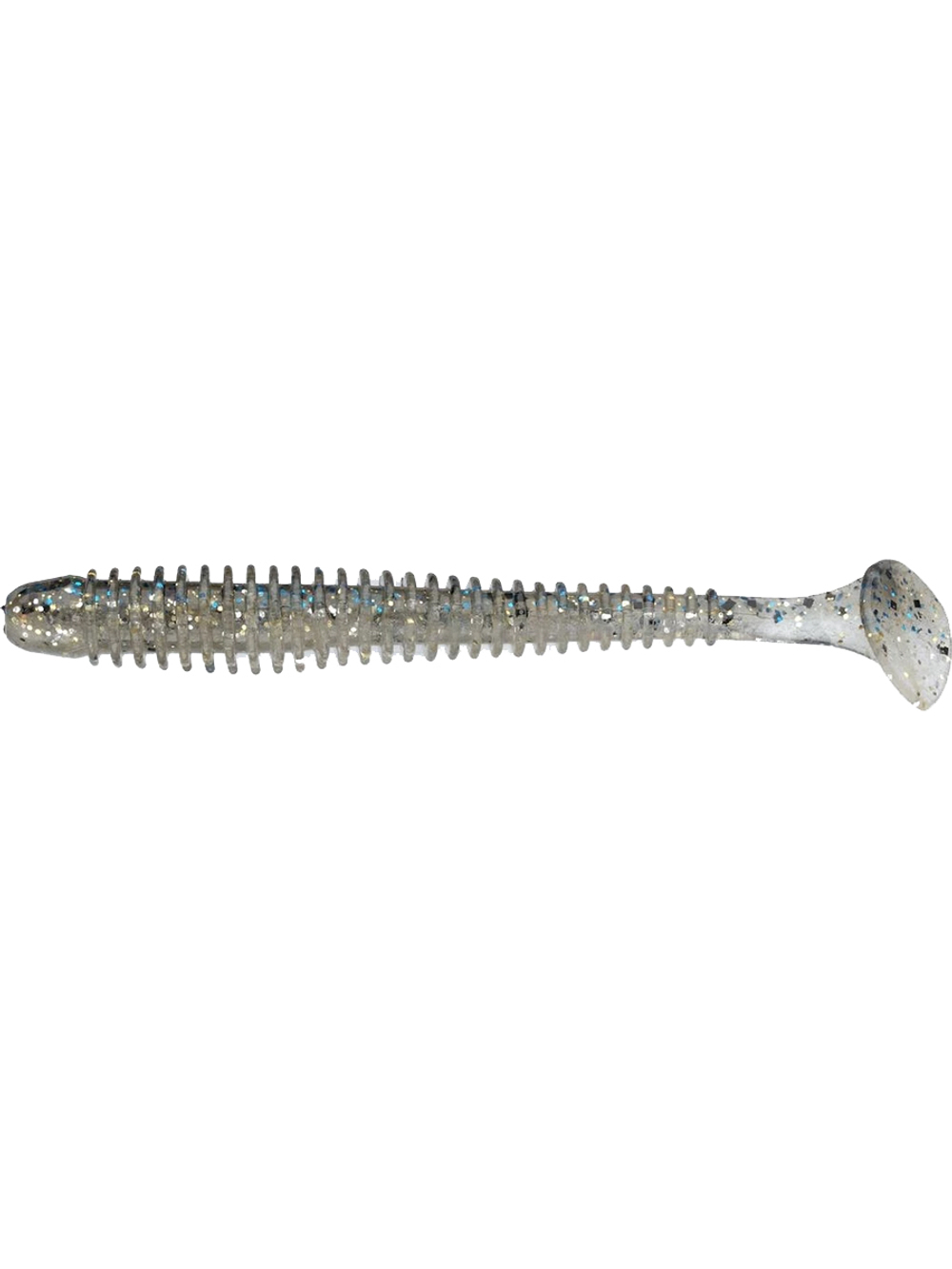 Приманка силиконовая Keitech Swing Impact 4.5" #417 Gold Flash Minnow, 3 упаковки по 6 штук
