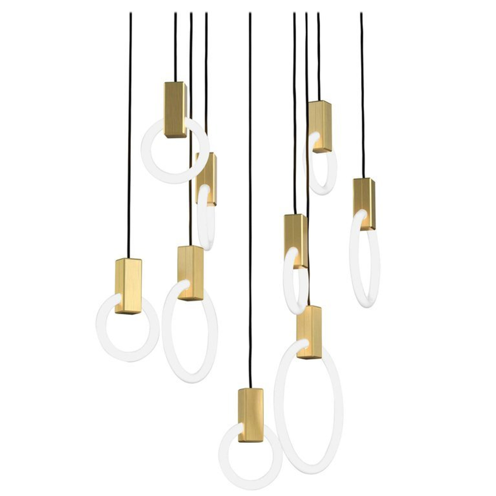 Pendant design lamp Halo by  Matthew McCormick (11 lampshade ов)