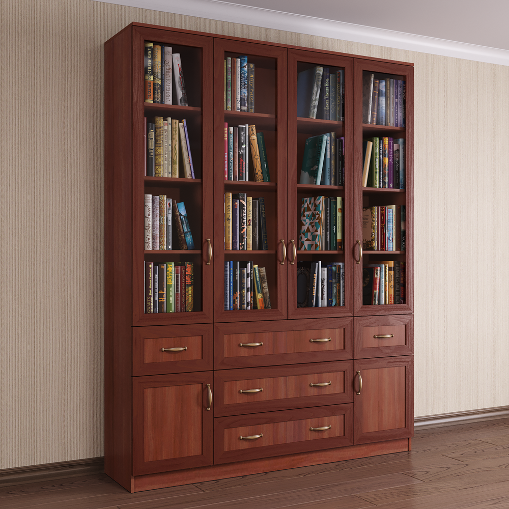 Шкаф книжный 4/7