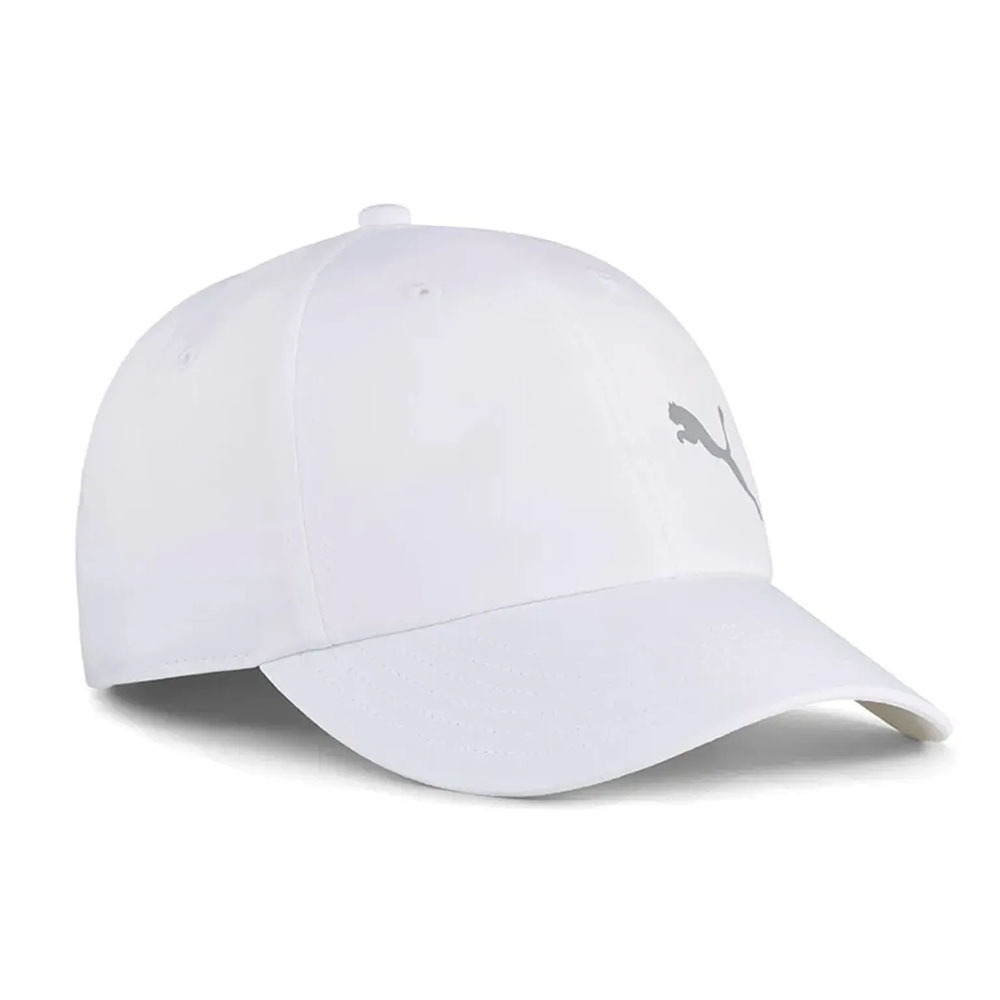 Бейсболка спорт. PUMA Poly Cotton 02617202, 100% полиэстер, белый