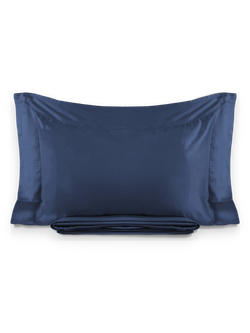 Постельное белье из тенселя Pure | синий