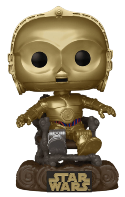 Фигурка Funko POP! Bobble Star Wars Ep 6 RotJ 40th C-3PO in chair