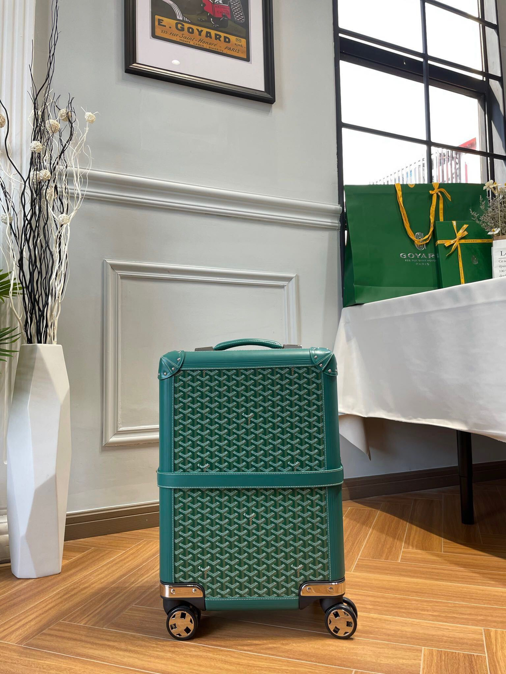 Goyard Bourget PM Trolley Case
