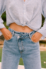 Джинсы z1975 straight leg high waist