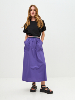 Стильная юбка фиолетового цвета Trends Brands