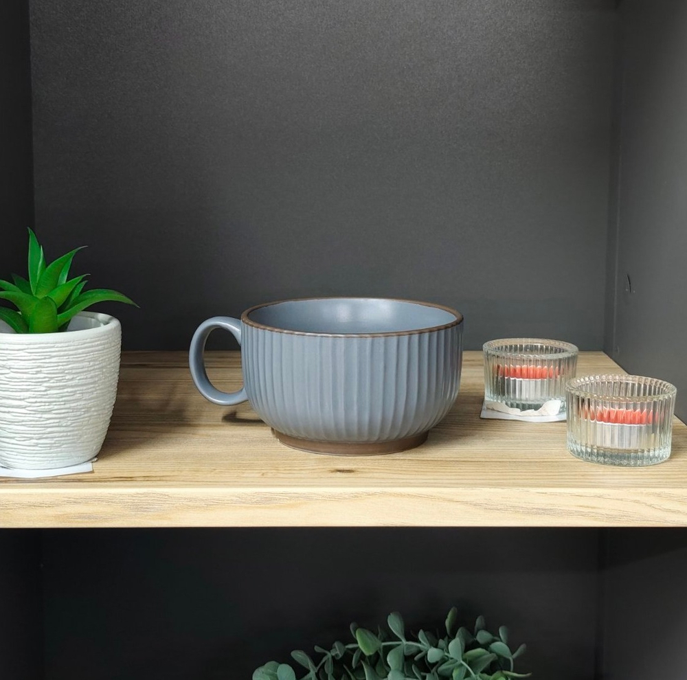 Кружка керамическая Surtorn, 11,6*6,6 см, серый, 200 мл