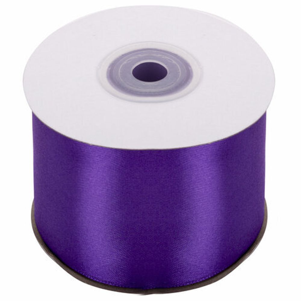 Лента атласная ширина 50 мм, длина 23 м, фиолетовая, BRAUBERG, 591530