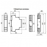 Реле промежуточное МРП-2 16А 2НО/НЗ 12В AC/DC УХЛ4 на DIN-рейку Меандр 4640016932467