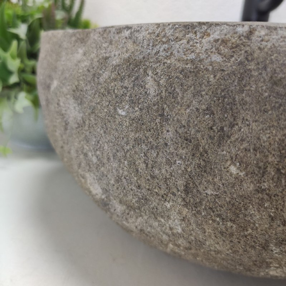 Раковина из речного камня RS-62023 (57*48*15)