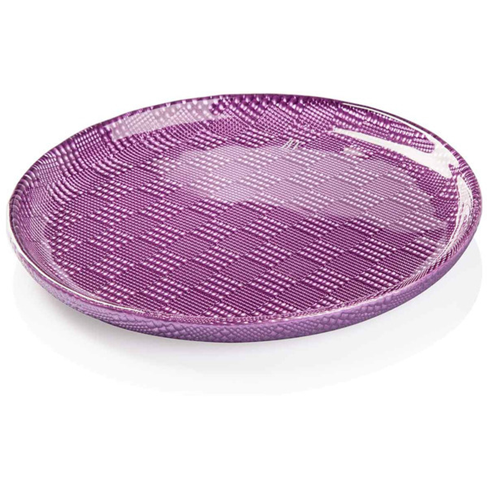 Блюдо IVV Темп 26см аметист