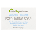 Mild By Nature, отшелушивающее мыло, с маслами марулы, таману и ши, без запаха, 141 г