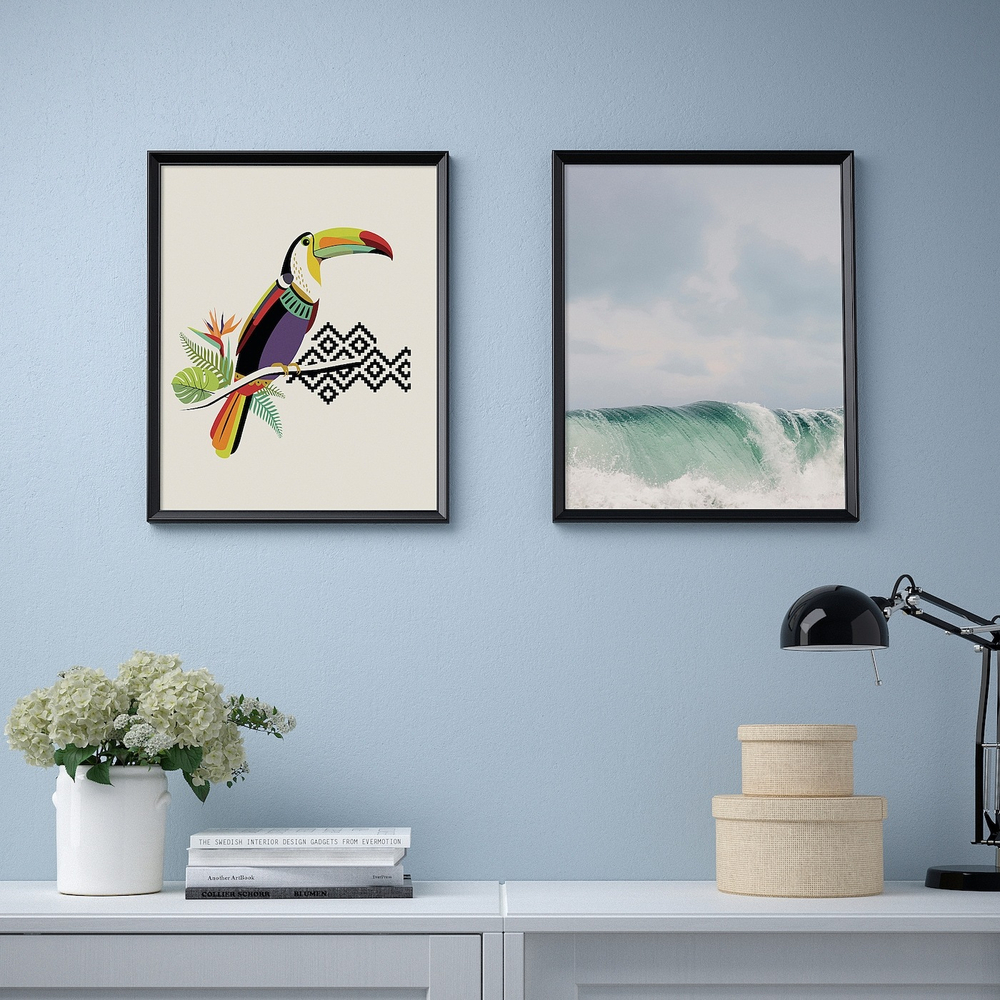 IKEA BILD  (ИКЕА БИЛД)  -  Плакат, взгляд со стороны, 40x50 см