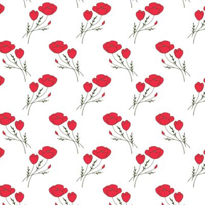 Красные маки