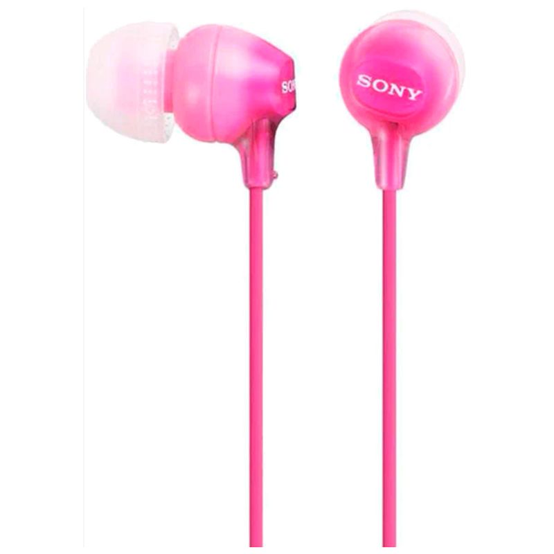 Наушники с Гарнитурой Sony MDR-EX15AP, розовый, вкладыши, кабель 1,2 м.